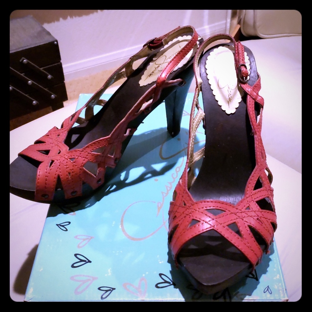 Jessica Simpson Cherry heels